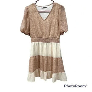 Paper crane floral dress medium